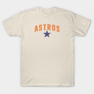 Astros Solid distressed T-Shirt